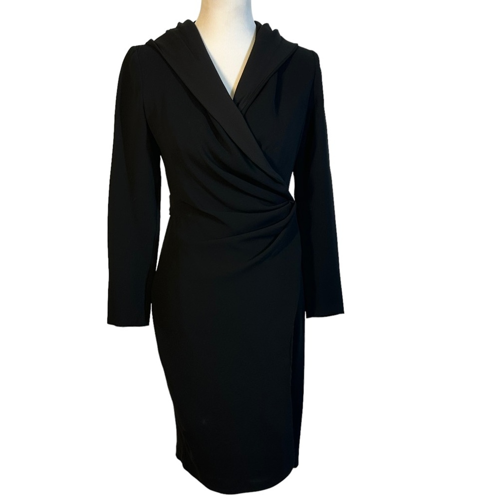 MaxMara Black Draped Dress